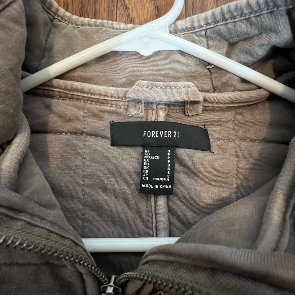 Forever 21 Zip Up Jacket